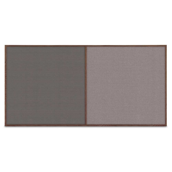 Enclosed Corkboard, 1 Door, 72"x48", 4" Fra